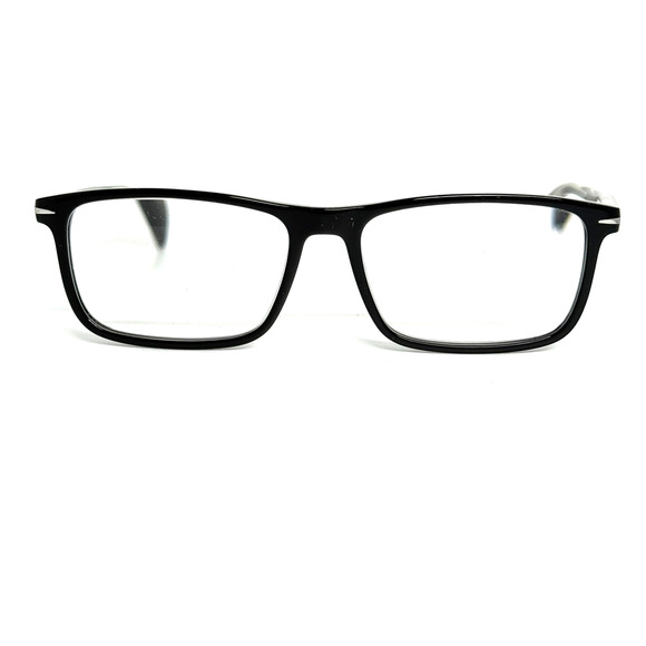 David Beckham DB1019 807 Black Rectangle Mens Eyeglasses H17913 - Picture 1 of 7